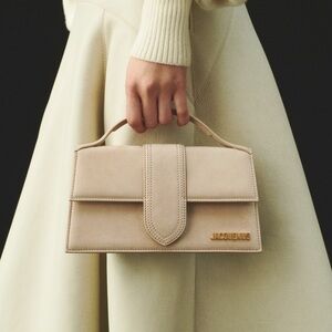 Jacquemus Cream Leather Bag